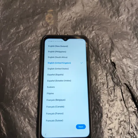SAMSUNG GALAXY MOBILE PHONE - MODEL UNSPECIFIED