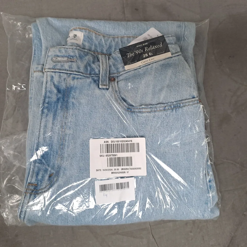 AMBERCROMBIE & FITCH THE 90S RELAXED HIGH RISE JEANS SIZE 28/6L