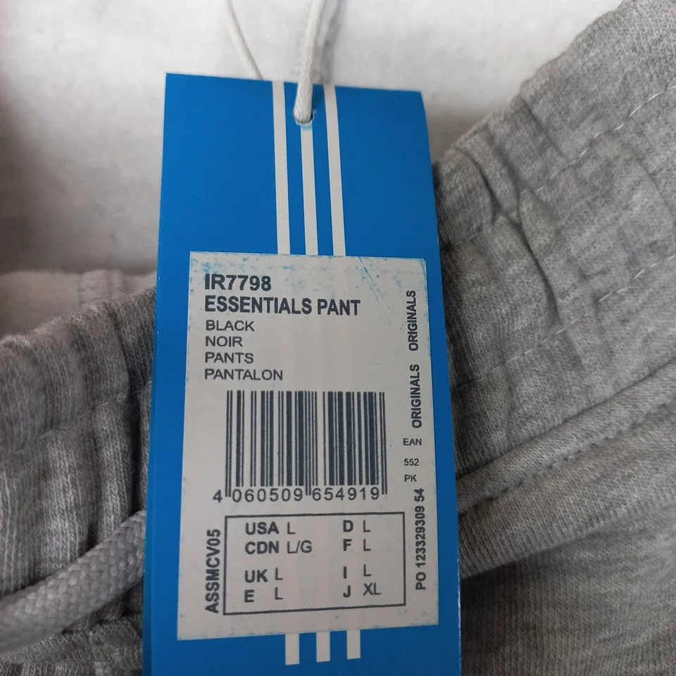 ADIDAS ESSENTIALS PANT – GREY, UK L
