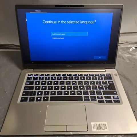 UNBOXED DELL LATITUDE 7400 LAPTOP IN SILVER