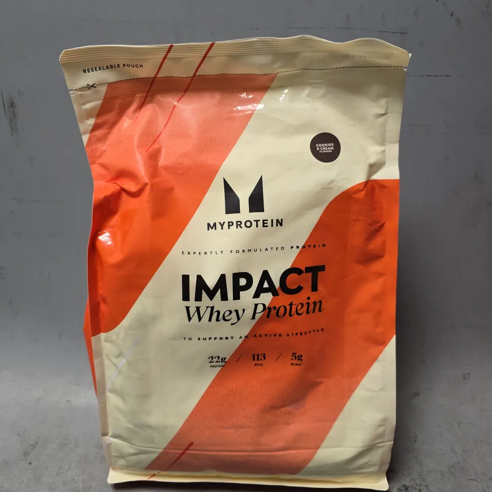 MY PROTEIN IMPACT WHEY PROTEIN COOKIES AND CREAM - 2.5KG