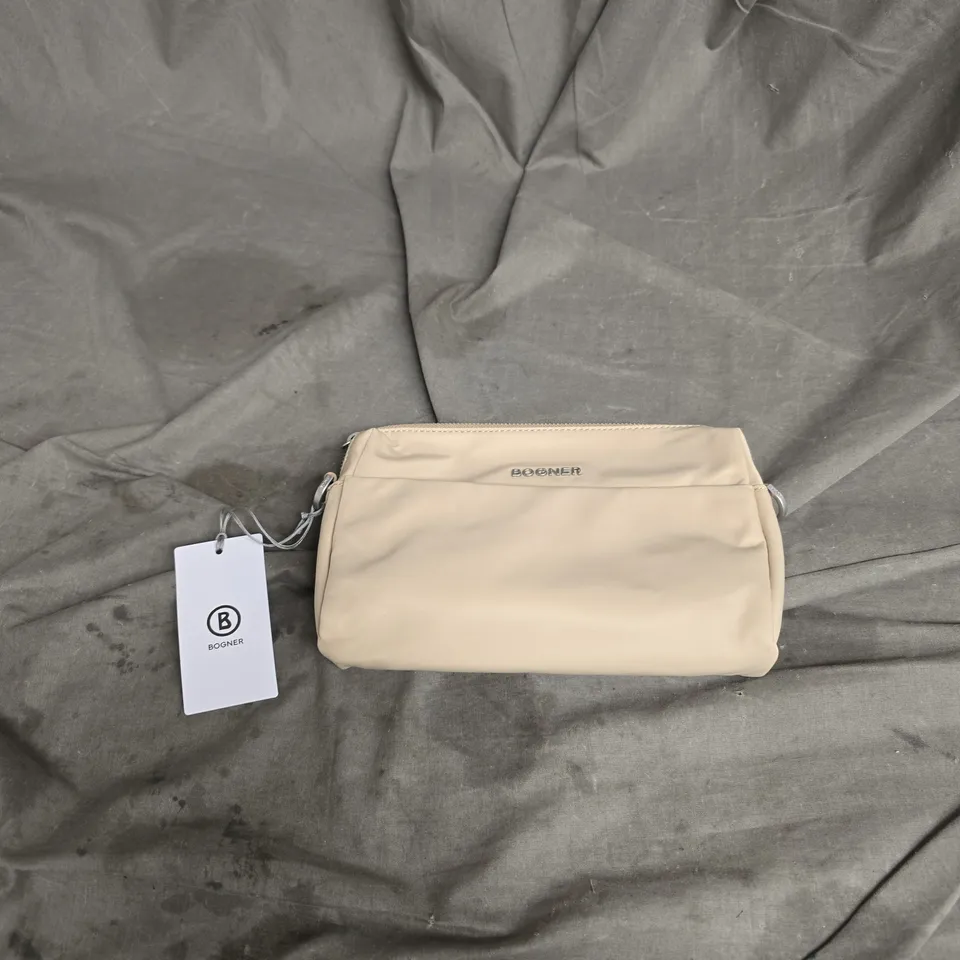 BOGNER SITA SHOULDER BAG IN OYSTER GRAY