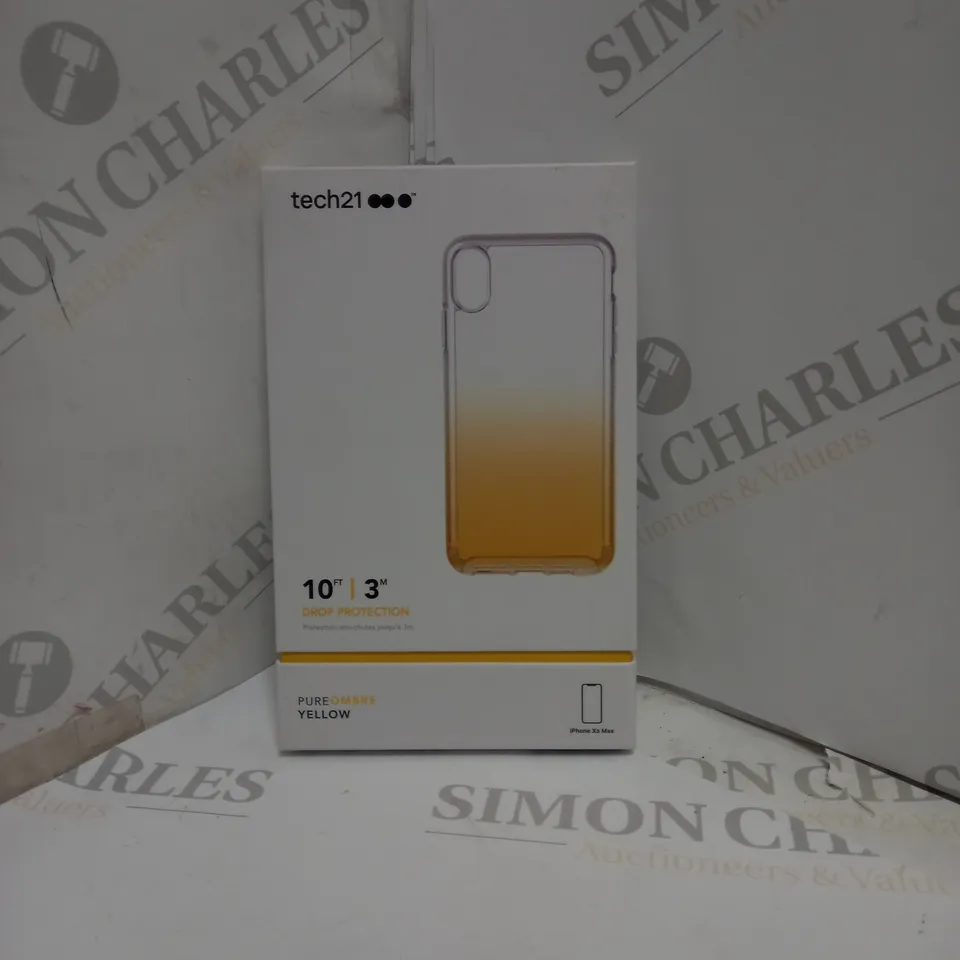 BOX OF APPROX 10 TECH21 DROP PROTECTION IPHONE XS MAX PHONE CASE. 