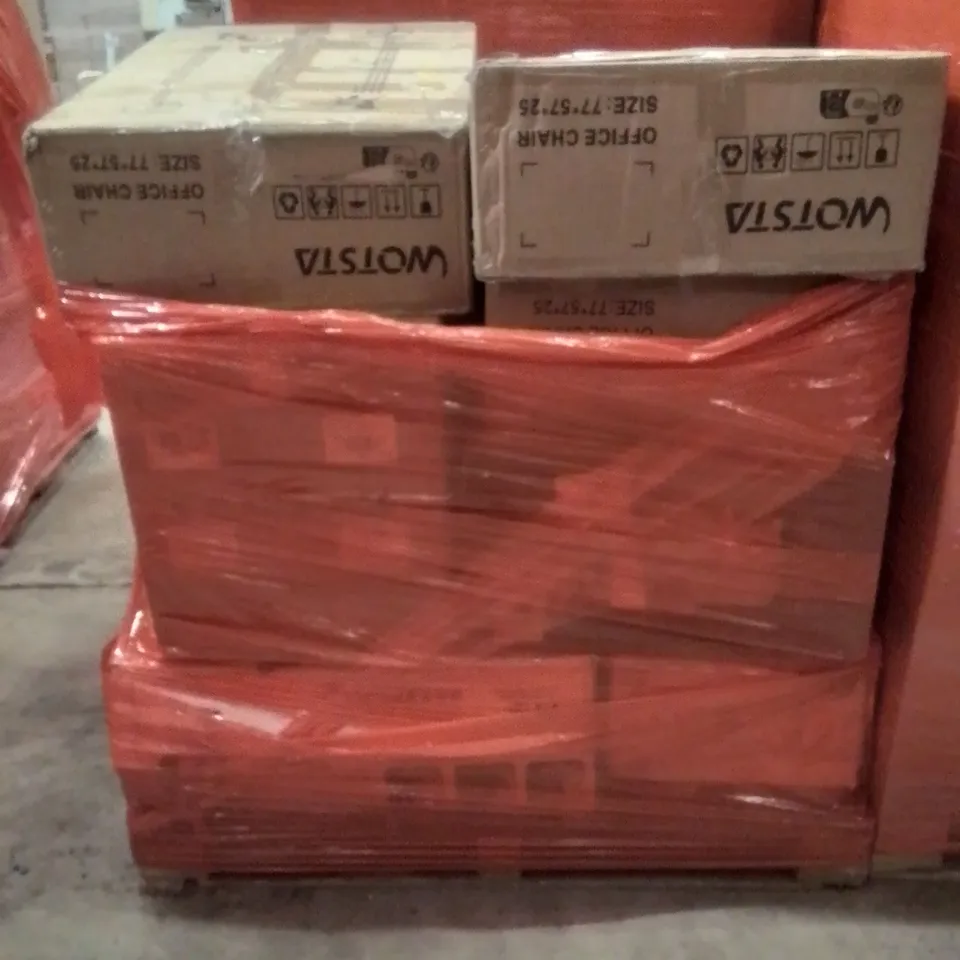 PALLET OF ASSORTED HOUSEHOLD GOODS AND PRODUCTS TO INCLUDE;OFFICE CHAIRS,3D PRINTER AND OTHER ASSORTED ITEMS...