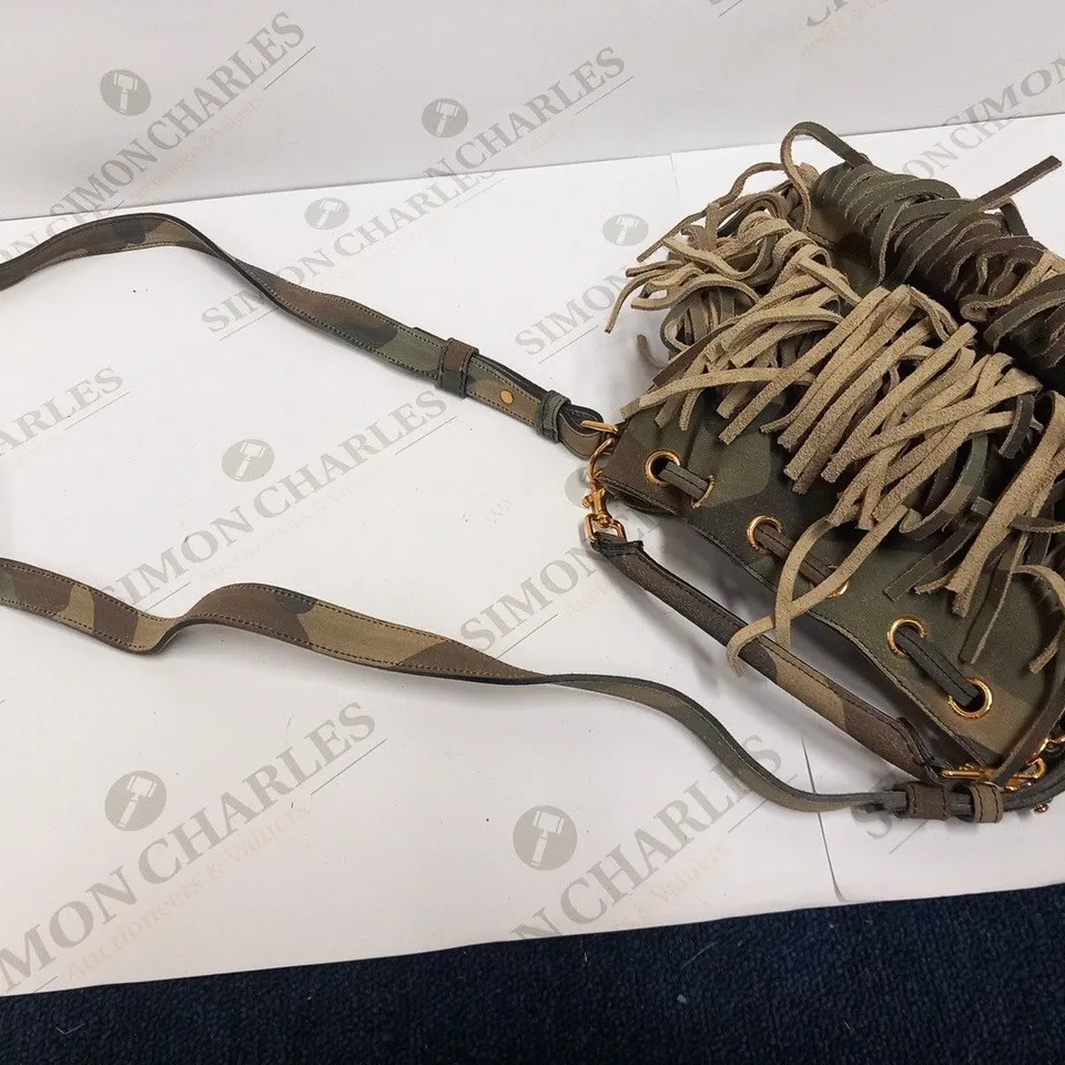 YVES SAINT LAURENT CAMO BAG