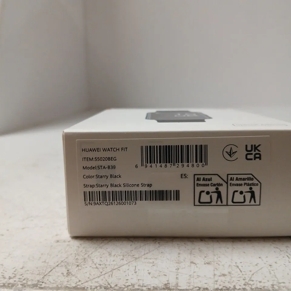 HUAWEI WATCH FIT STA-B39 – STARRY BLACK, BOXED