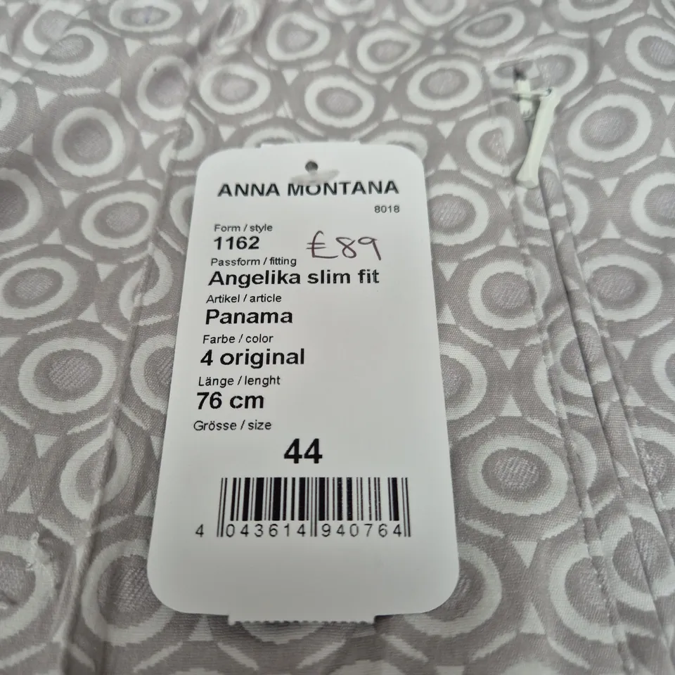 ANNA MONTANA PANAMA ANGELIKA SLIM FIT WOMEN'S TROUSERS – LIMITED EDITION, EU SIZE 44