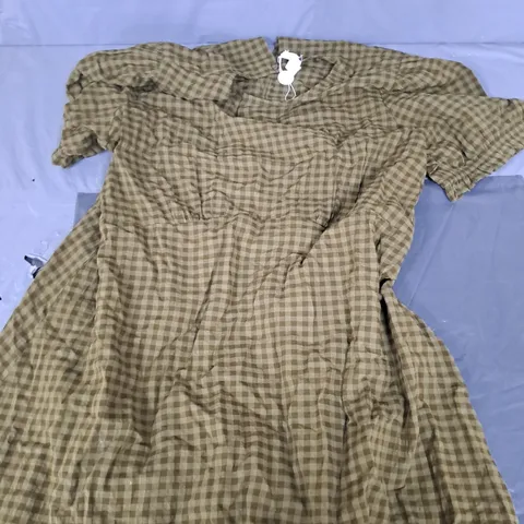 FINERY LONDON MELA SEERSUCKER MIDI DRESS - 22