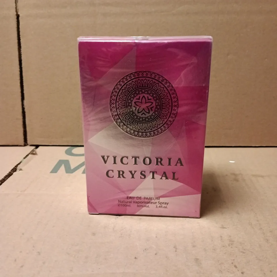 BOXED AND SEALED VICTORIAS CRYSTAL 100ML EAU DE APRFUM