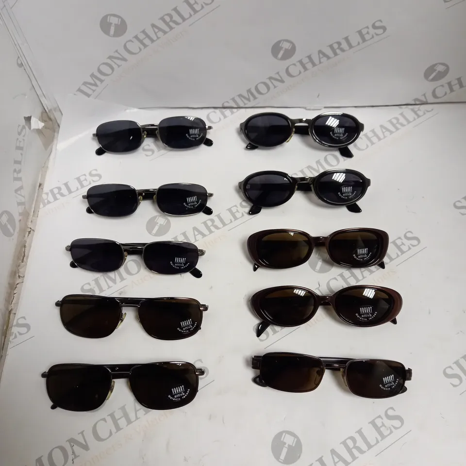 APPROX 10 GLASSES AND SUNGLASSES OF DIFFERENT DESIGNS AND COLOURS - BOXED