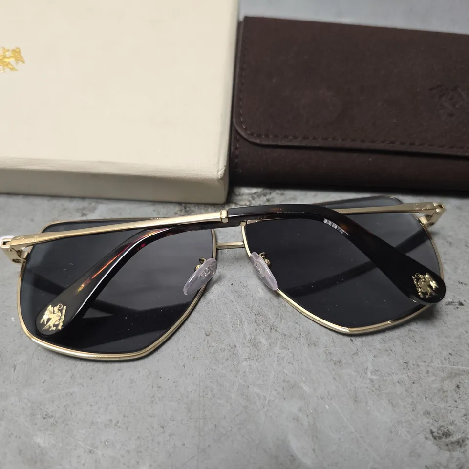 BOXED PRAGNELL GOLDEN SUNGLASSES SDR083