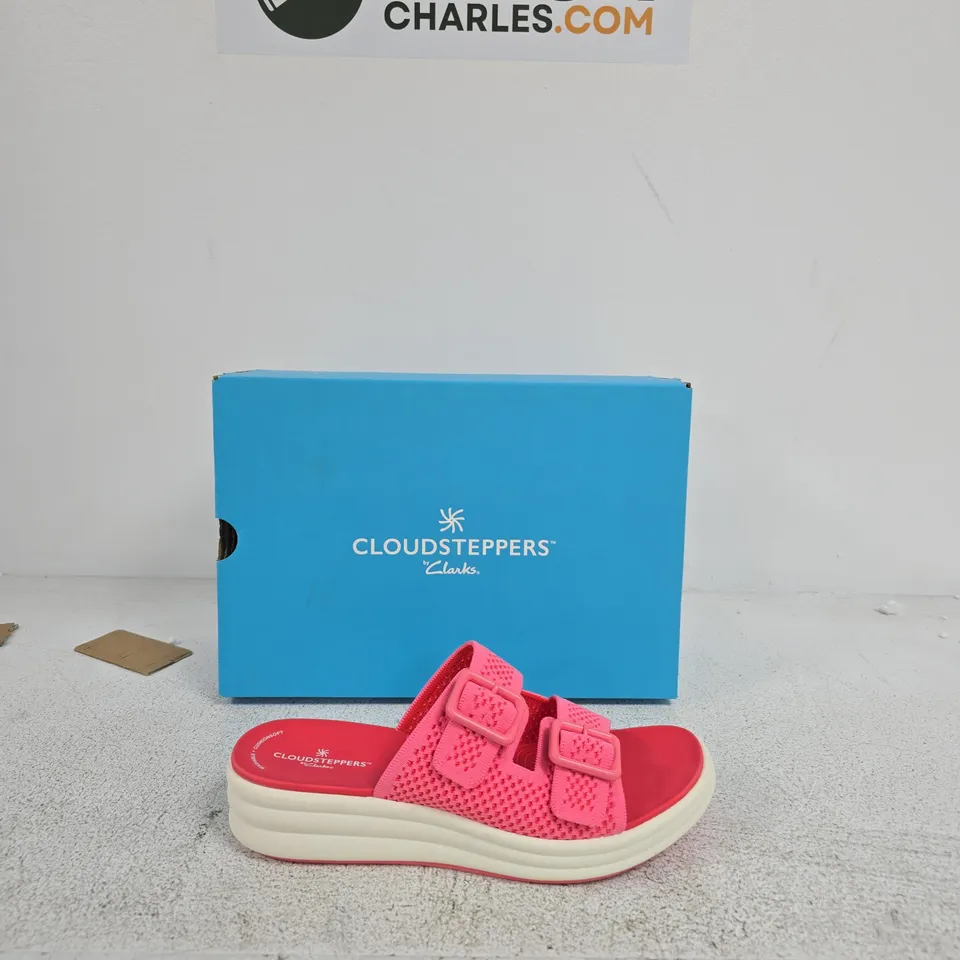 CLOUDSTEPPERS BY CLARKS DRIFT FAYE PINK SANDALS – UK 7 (EU 41) WOMEN'S