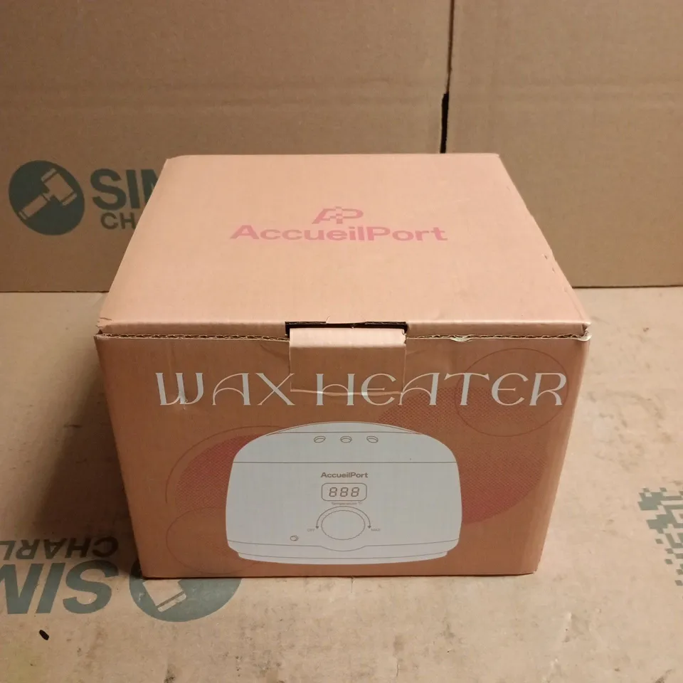 ACCUEIL PORT WAX HEATER BOXED WITH ACCESSORIES 