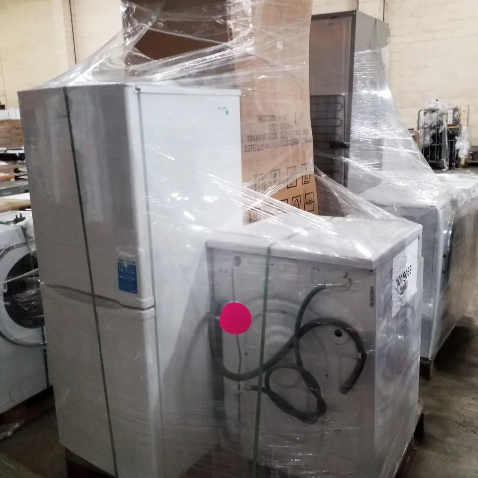 PALLET OF APPROXIMATELY 3 UNPROCESSED RAW RETURN WHITE GOODS TO INCLUDE