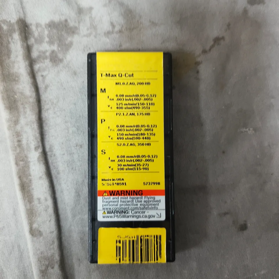 SANDVIK COROMANT CARBIDE INSERTS IN PLASTIC CASE (N151.3-300-25-7G 2135)