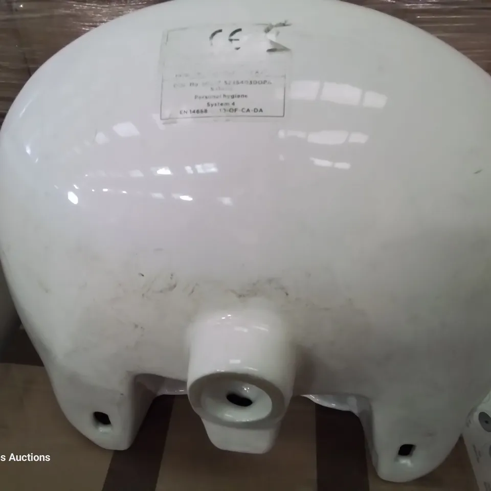 CERAMIC SINGLE TAP VANITY SINK WHITE