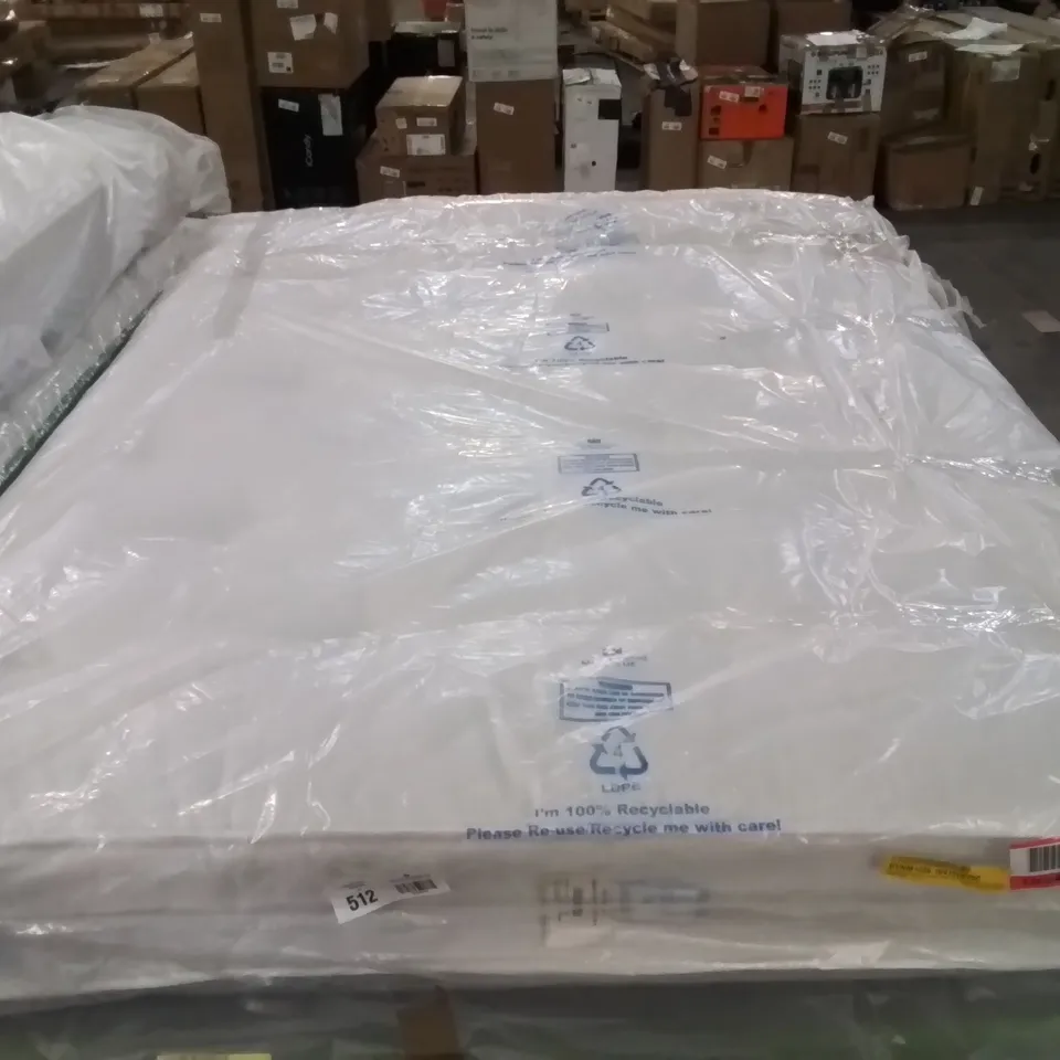 QUALITY BAGGED AFLA SERENITY EGYPTIAN QUALITY COTTON COIL SPRING HAND TUFTED MATTRESS - 135CM DOUBLE