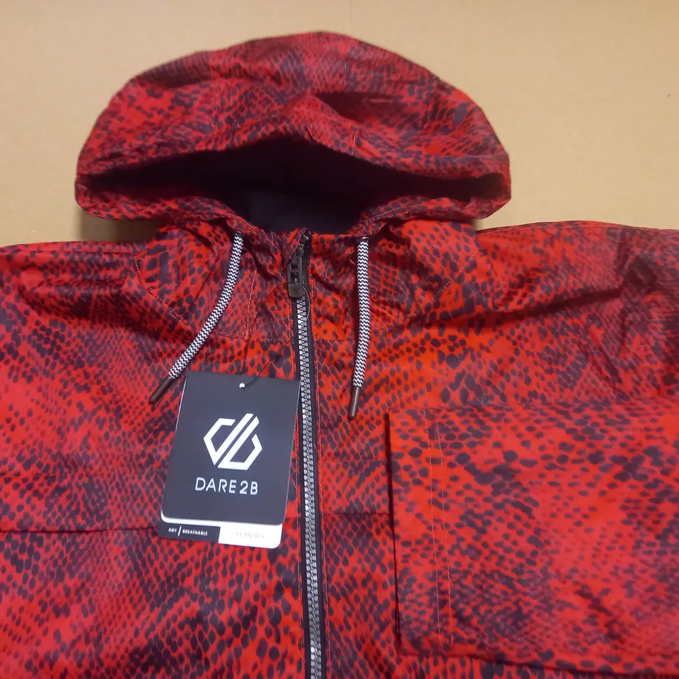 DARE2B LADIES DEVIATION 2 JACKET IN RED - SIZE 16