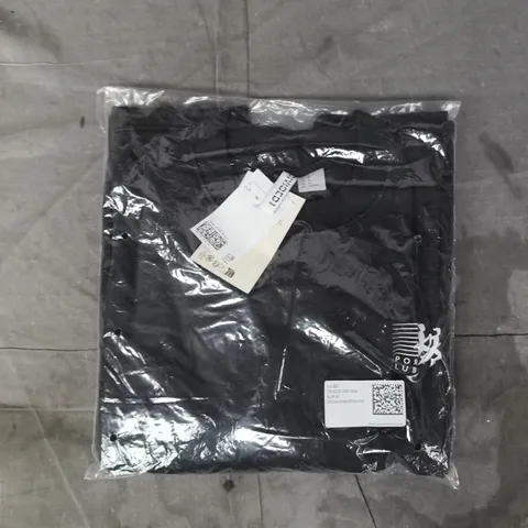 BAGGED DIVIDED SPORT CLUB SWEATSHIRT IN BLACK SIZE MEDIUM