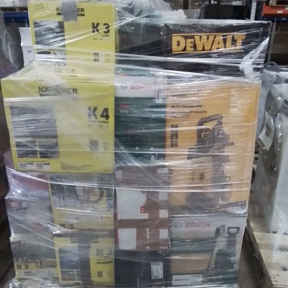 PALLET OF APPROXIMATELY 25 UNPROCESSED RAW RETURN HOUSEHOLD AND ELECTRICAL GOODS TO INCLUDE;