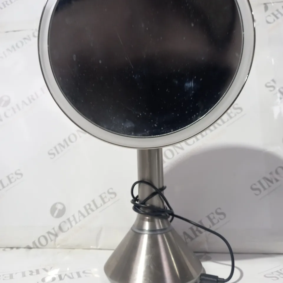SIMPLEHUMAN 20CM SENSOR MIRROR WITH TOUCH-CONTROL BRIGHTNESS 10X MAG 
