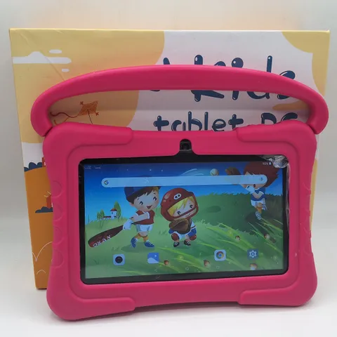 BOXED KIDS 4GB + 64GB TABLET PC WITH PROTECTIVE PINK CASE