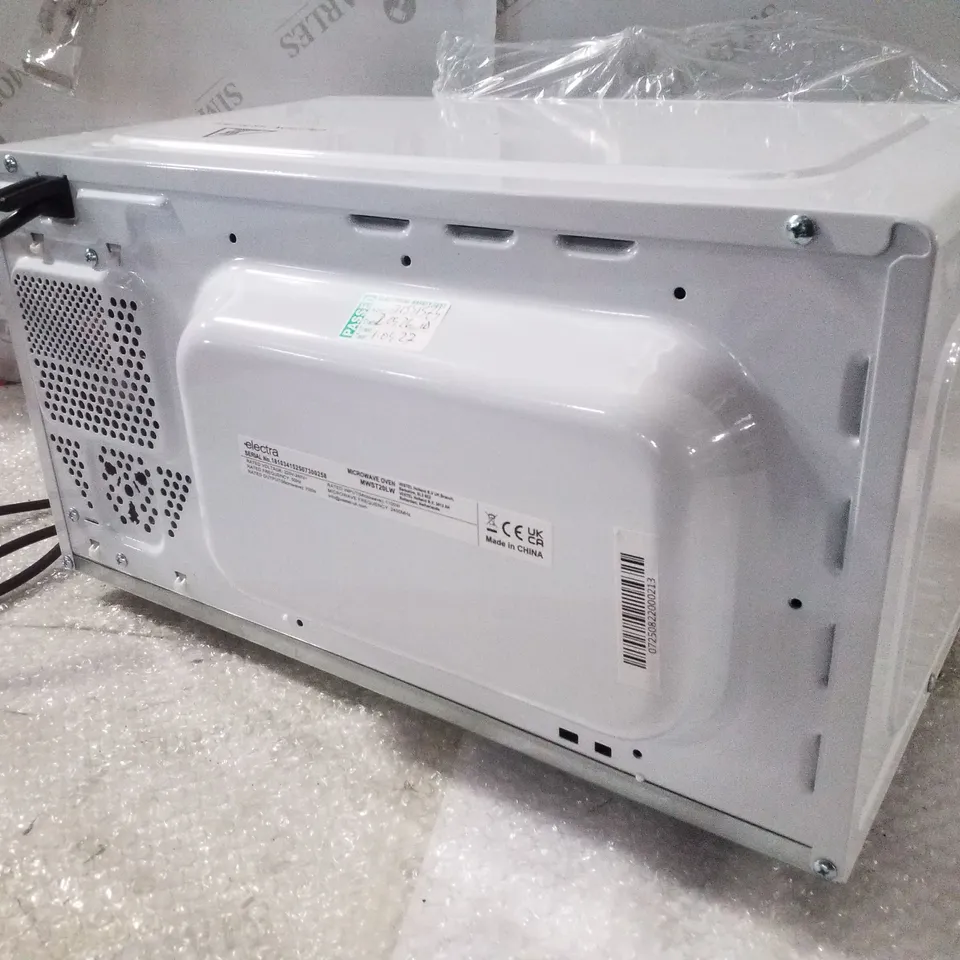 BOXED ELECTRA MWST20LW MICROWAVE OVEN - WHITE 