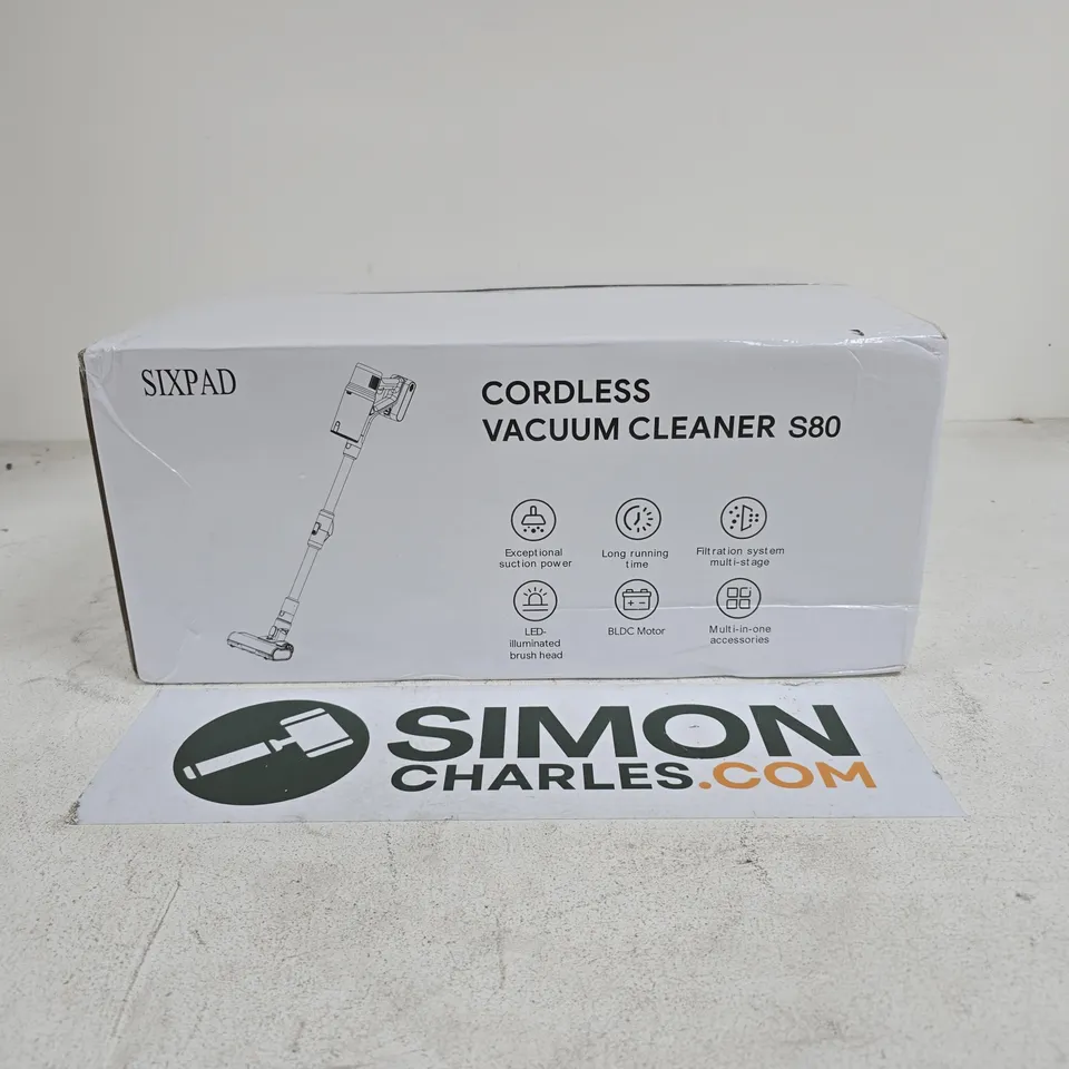 SIXPAD S80 CORDLESS VACUUM CLEANER BOXED