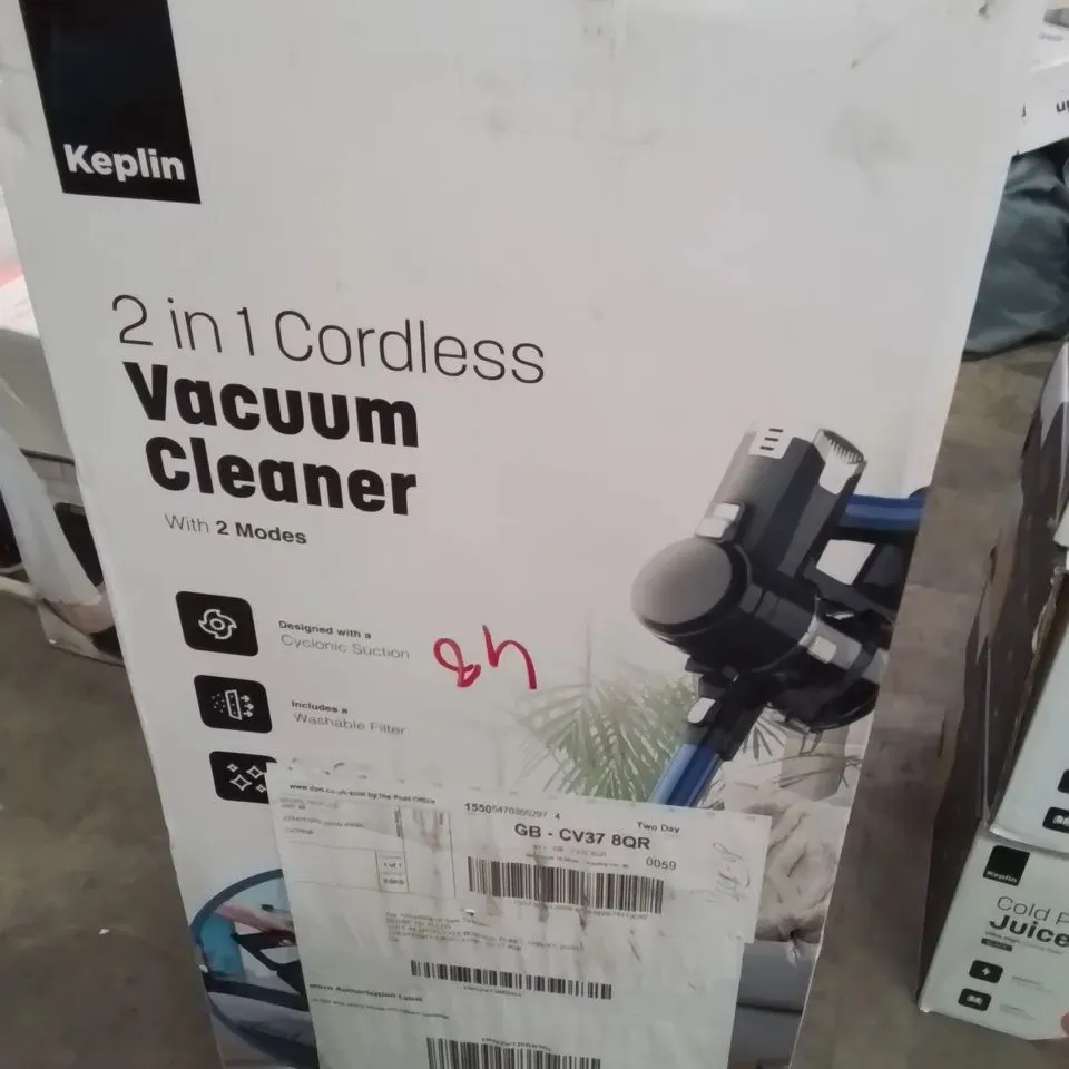 BOXED KEPLIN 2IN1 CORDLESS VACUUM CLEANER