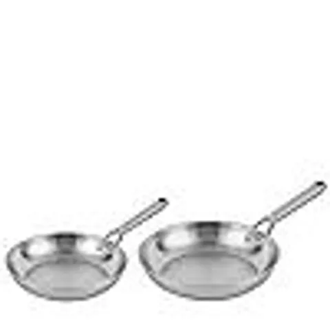 NINJA EVERCLAD STAINLESS STEEL SET OF 2 FRYING PANS