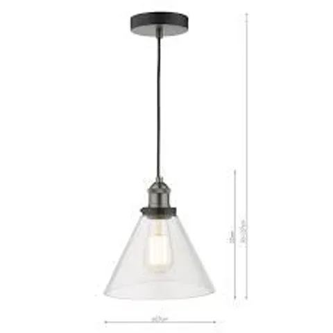 BOXED RAY 1 - LIGHT CHROME DOME PENDANT (SET OF 2) (1 BOX)