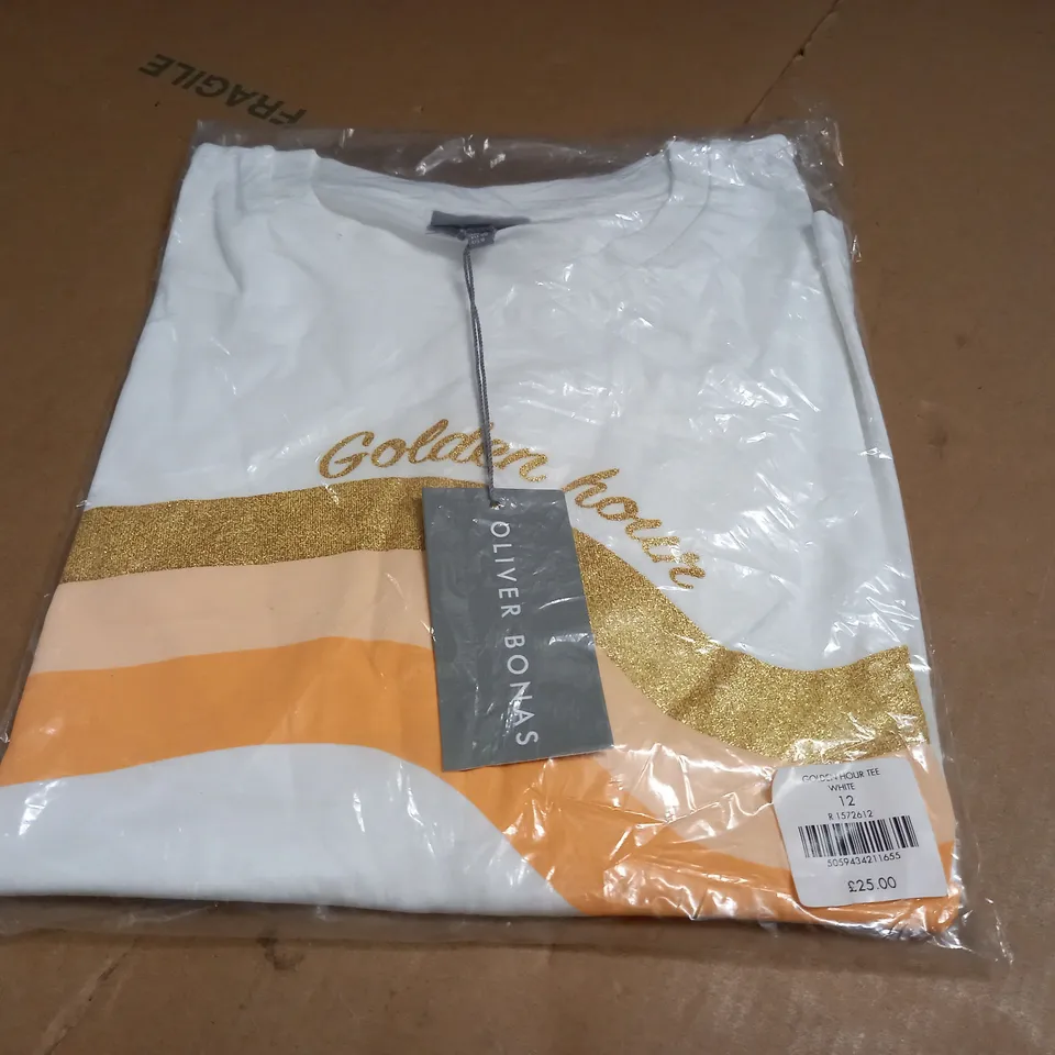 BAGGED OLIVER BONAS GOLDEN HOUR TEE - 12