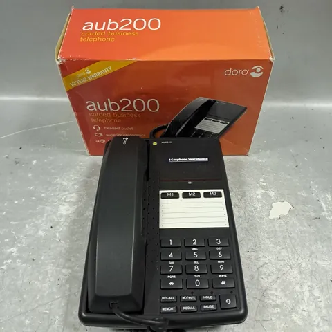 BOXED DORO AUB200 CORDED BUSINESS TELEPHONE 