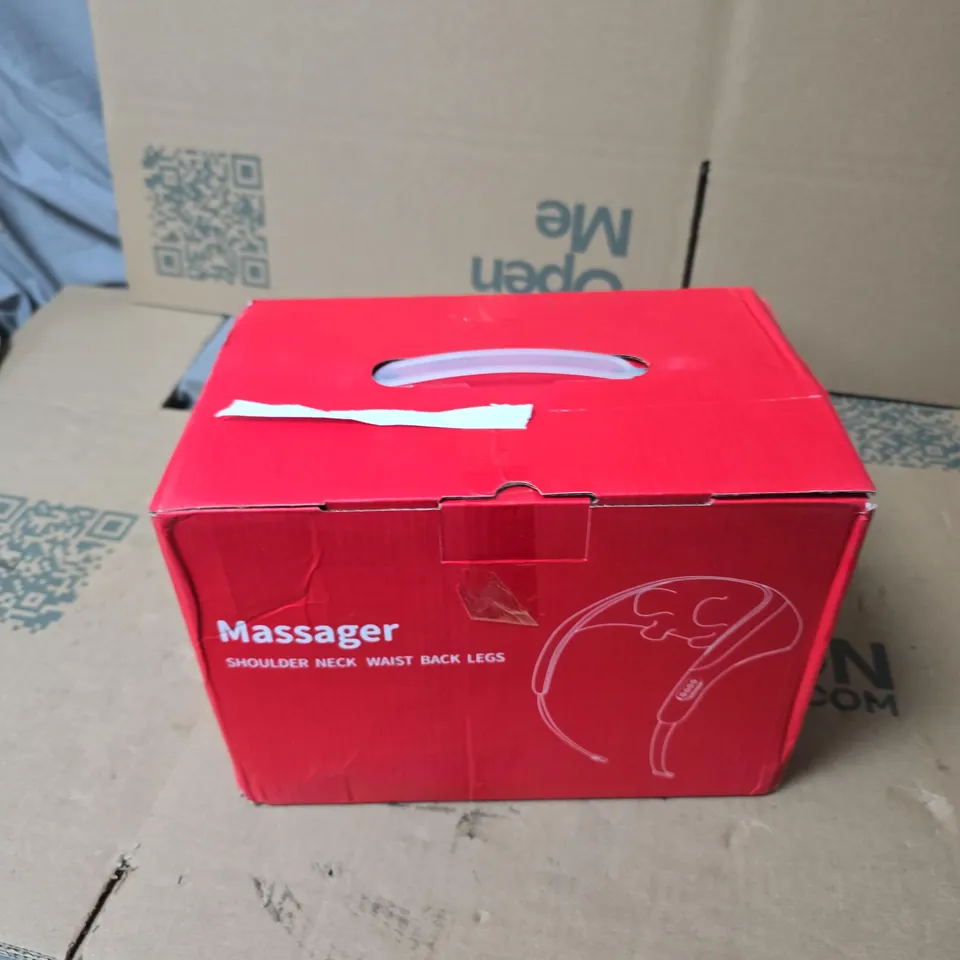 MASSAGER – SHOULDER, NECK, WAIST, BACK & LEGS (RED BOX)