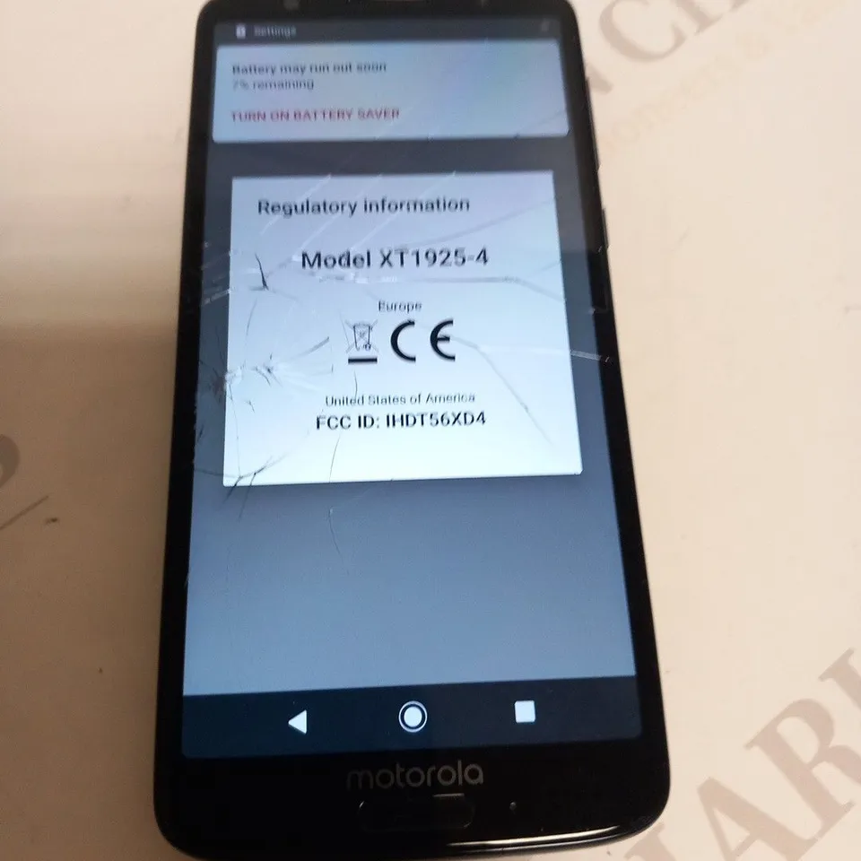 MOTOROLA MOTO G6 MOBILE PHONE