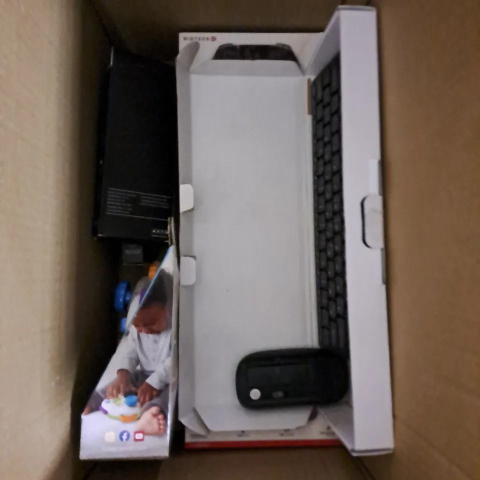 BOX OF APPOXIMATELY 6 ASSORTED ITEMS TO INCLUDE - BIO TECK SMART TV+ CONTROLLER , WX4_ CONTROLLER , THUNDER KEYBOARD ETC