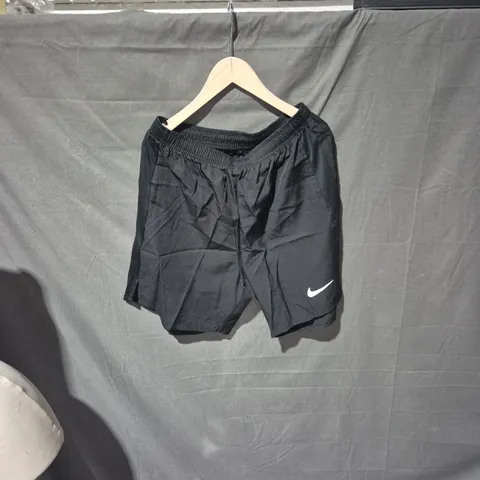 NIKE MEN'S BLACK TRAINING SHORTS, BREATHABLE DRI-FIT FABRIC, 3XL