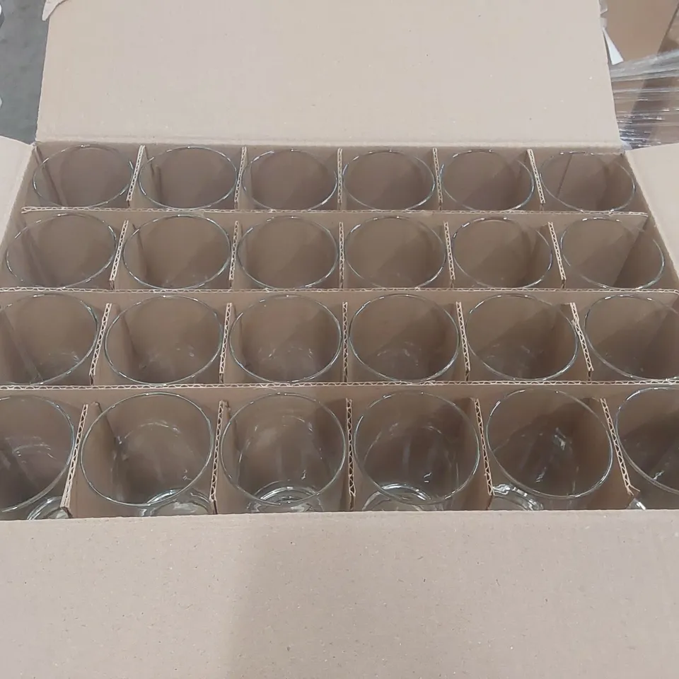 BRAND NEW BOXED SET OF APPROXIMATELY 44x OLYMPIA 10OZ HIBALL TUMBLER