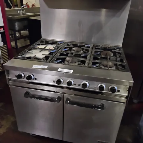 FALCON DOMINATOR SERIES 4 GAS RANGE WITH 6 BURNER HOB