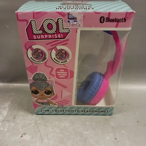 BOXED L.O.L SURPRISE! 2-IN-1 BLUETOOTH HEADPHONES 