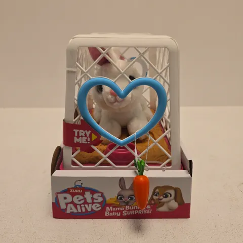 PETS ALIVE MAMA BUNNY & BABY SURPRISE CAGE PLAYSET – ZURU PETS ALIVE