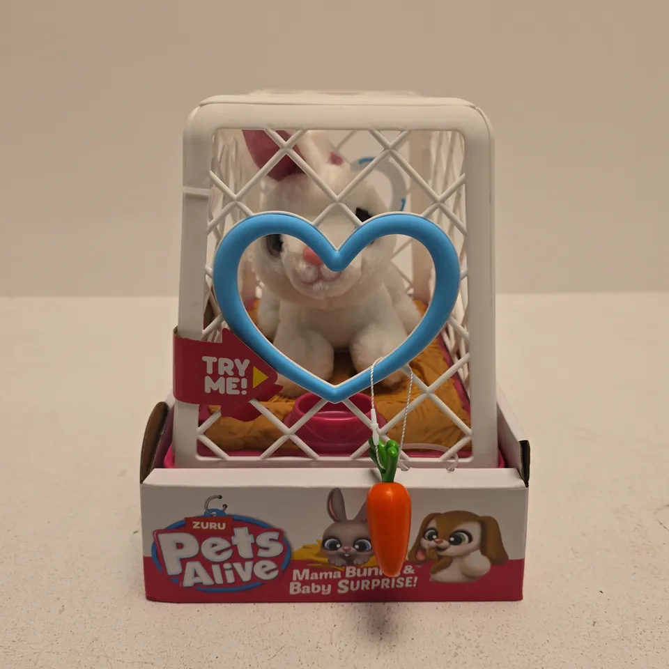 PETS ALIVE MAMA BUNNY & BABY SURPRISE CAGE PLAYSET – ZURU PETS ALIVE