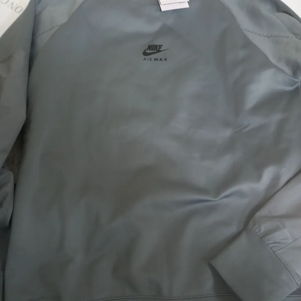 NIKE AIR MAX TRACKSUIT TOP IN GREY - M