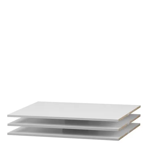 BOXED TAHITIA SET OF SHELVES - WIDE (FOR 180CM WARDROBE)