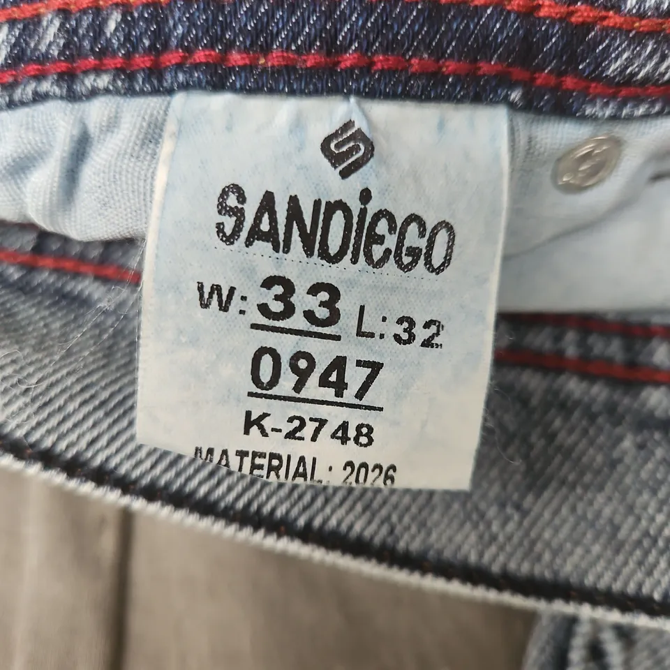 SANDIEGO DENIM JEANS – W33 L32