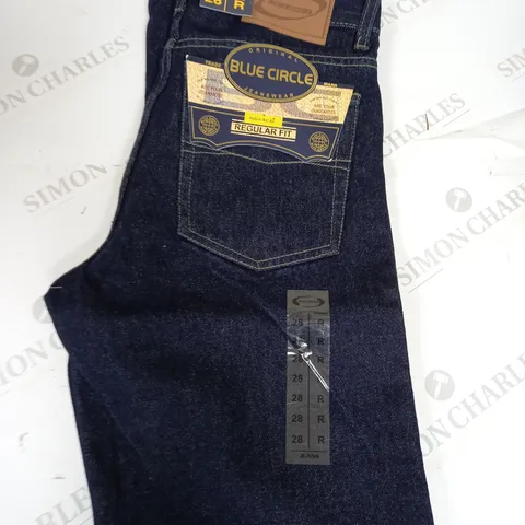BLUE CIRCLE DENIM JEANS 28R