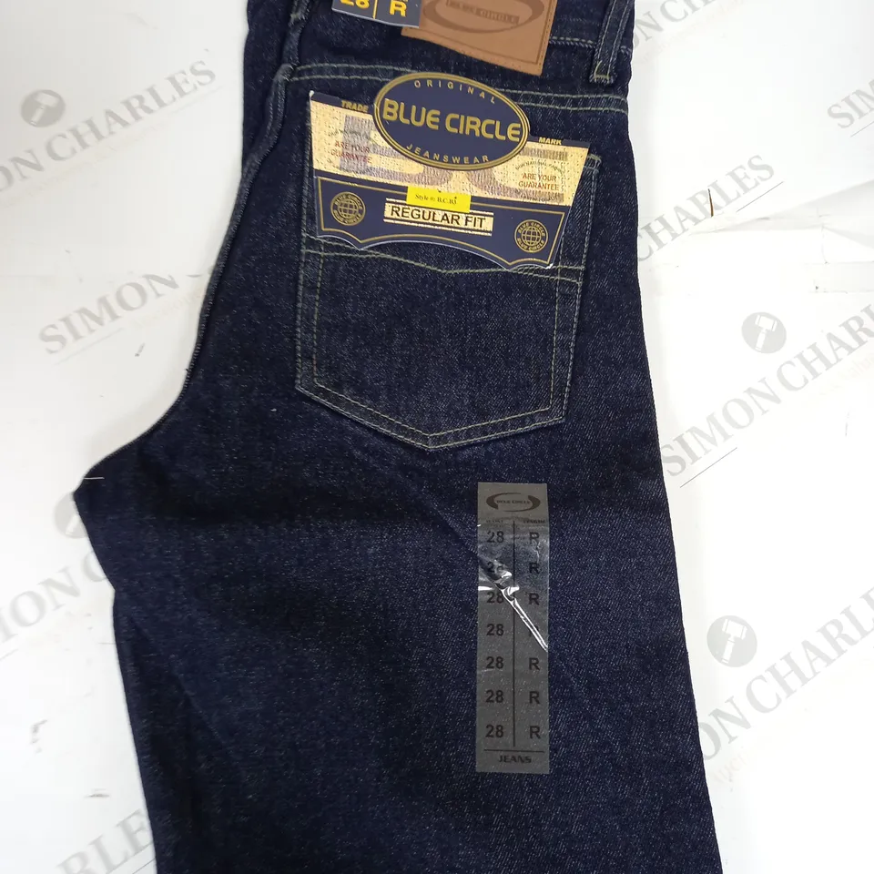 BLUE CIRCLE DENIM JEANS 28R