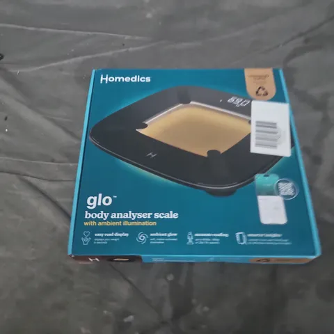 BOXED HOMEDICS GLO BODY ANALYSER SCALE