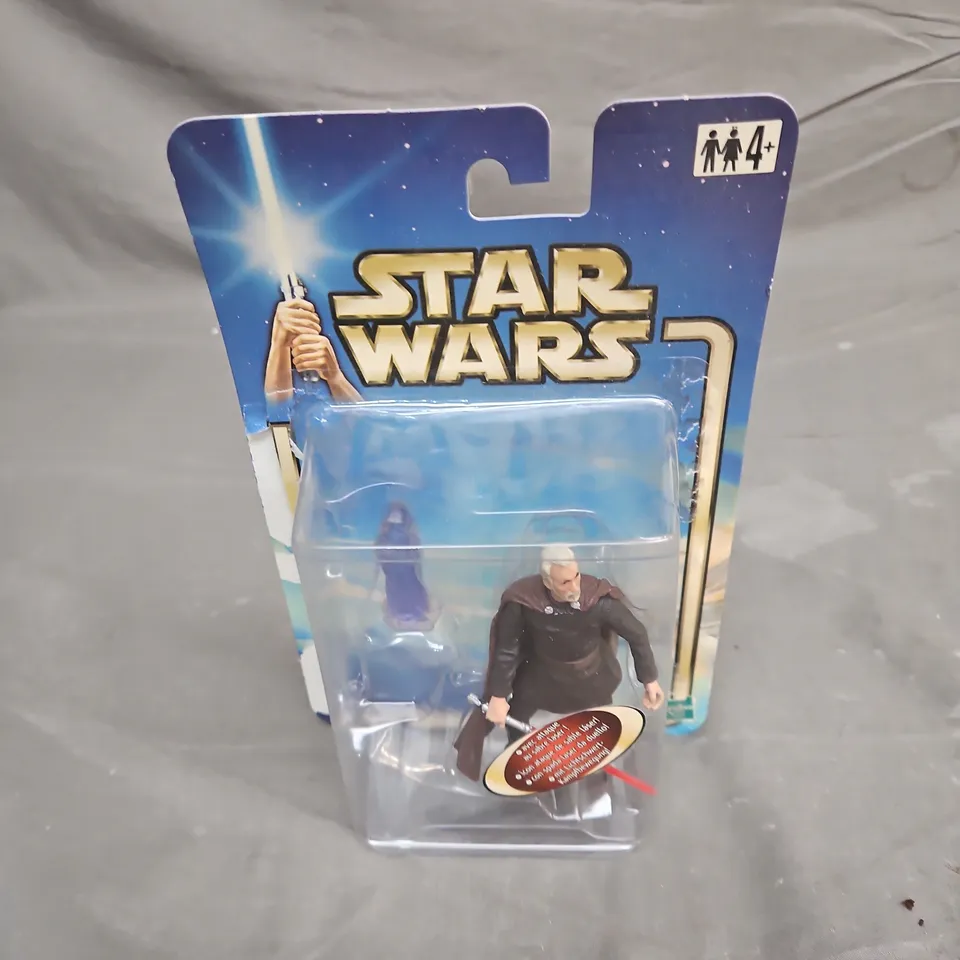 CONTE DOOKU STAR WARS ACTION FIGURE - DAMAGE TO PACKAGING