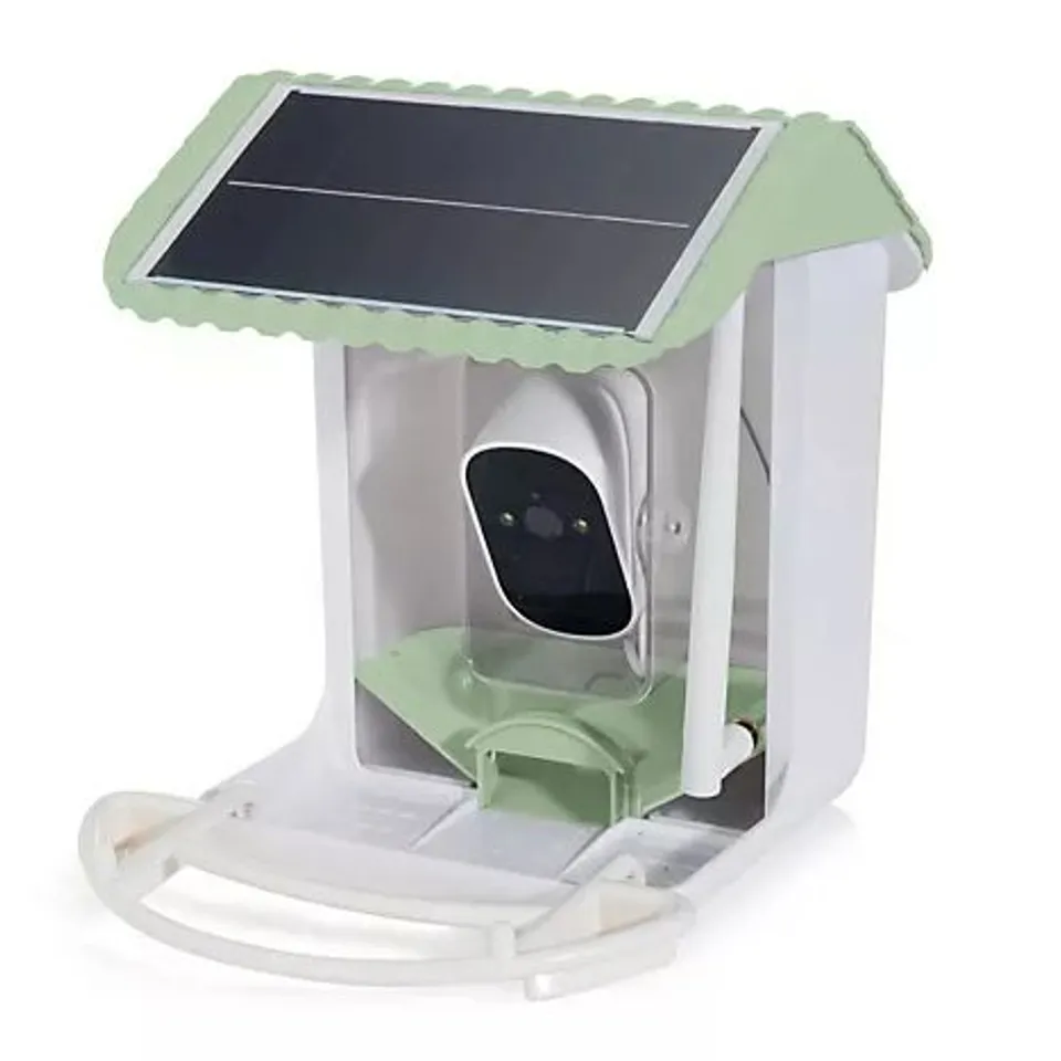 SMART BIRD FEEDER WITH SOLAR POWERED VIDEO CAMERA SAGE- COLLECTION ONLY